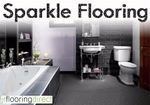 GREY Sparkly Flooring / Glitter Effect Vinyl Floor. Sparkle Lino - JRFGR