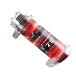 Car Audio Capacitor 2 Farad Red High Capacity Aluminum Car Audio Accessory