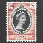 ROYALTY : TURKS & CAICOS 1953  2d. QEII Coronation; Omnibus [MNH] [SG234]