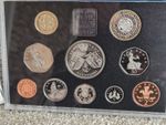 ROYAL MINT 1997 UK  PROOF 10 COIN SET - BLUE CASE INCLUDING CoA NO OUTER BOX