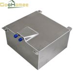 FOR Fuel Cell 13Gallon 60L Polished Aluminum Fuel Cell Tank Internal Foam Layer