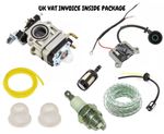 HYUNDAI HYEA5200X 52cc Earth Auger Full service kit Carburetor Plug bulb Coil