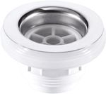 McAlpine BSW10 1.5" Backnut Bath Waste: 70mm Stainless Steel Flange x 1.5" Tail