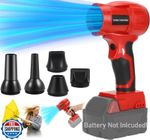 Jet Air Blower 96000RPM Leaf Blower Turbo Fan /5Nozzle for Milwaukee 18v Battery