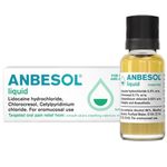 Anbesol Liquid -  Ulcers, Denture Irritation, Teething - Babies & Adults - 10ml