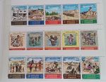 JORDAN 1976 TRAGEDY PALESTINE REFUGEES 60 STAMPS SET STRIPS CAT 750$ MNH OG RARE