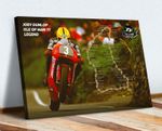 JOEY DUNLOP ISLE OF MAN TT ROAD RACING BIKE CANVAS WALL ART PRINT ARTWORK FRAMED