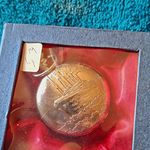 British Bronze Commemorative Medallion Ship Design in Presentation Display Case