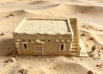 3 X Desert / Adobe Buildings, Wargaming Tabletop, Bolt Action 28mm - 3D Prints