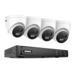 ANNKE 4K Color CCTV Security System POE IP Camera Audio Mic 12MP 8CH H.265+ NVR