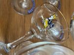 Vintage Babycham Glass Set of 6 - 4.5” x 3.5” Genuine 1960s  