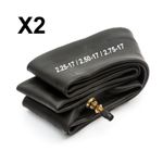2x Innertube 2.25-17 2.50-17 2.75-17 17 Inch 70/100-17 Sach Motorcycle Motorbike