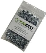 NYLOC NUTS 200g OF 'MIXED IN THE PACK' ZINC PLATED STEEL M3 M4 M5 M6 M8 M10