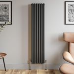 Horizontal Vertical Designer Radiator Oval Column Flat Panel Heating Rad Valves