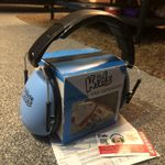 Edz Kidz  Blue Folding Ear Defenders with instructions and box