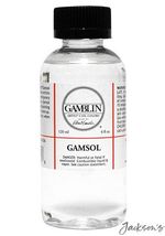 Gamblin Gamsol Odourless Mineral Spirits 125ml For Oil Paint Thinning Clean Up