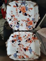 2 Antique/Vintage Royal Crown Derby Square Plates