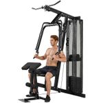 SPORTNOW Multi Gym with Adjustable Seat & Back, 45kg Weight Stack