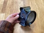 antique "Record" acetylene carbide bicycle lamp, by Freeman Thomas