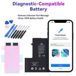 iPhone 12/13/14/15 Diagnostic Battery Replacement WITH BATTERY HEALTH NO MESSAGE