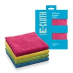  4 X E-CLOTH GENERAL MULTI PURPOSE MICROFIBRE CLEANING CLOTHS NO CHEMICALS   4CP