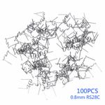 100PCS/SET 0.8mm Staples Hot Stapler Bumper Fender Weld Pre-cut Repair Kit