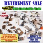 DOMESTIC SEWING MACHINE FEET & ACCESSORIES FOR JANOME,BROTHER,SINGER-READ DESCRI