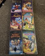 6 Classic Disney Films On VHS