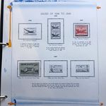 USA Airmail/Aviation Stamps In Album Page Issues 1946-1948 5c Multicolour