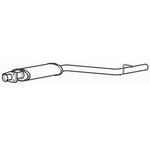 Centre Exhaust Middle Silencer for Mercedes Benz C180 Kompressor 1.8 (2004-2008)