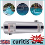 60kW Stainless Steel Swimming Pool Heat Exchanger 485 x 134 mm Pool Heating