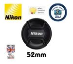 Nikon 52mm Lens Cap Snap-On Replacement for Camera Cover Center Pinch