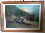 Timo Makinen / Henry Liddon SIGNED Print. Alan Fearnley SIGNED 24/850 Framed