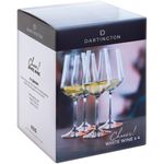 Dartington CHEERS! White Wine Glasses Set of 4 Lead Free Crystal Gift Boxed