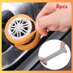 8Pcs Luggage Wheel Cover Silicone Reduce Noise Suitcase Caster Wheel Protector