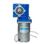 High Torque 120W Electric DC Worm Gear Motor Gearbox Speed Reducer or Shaft