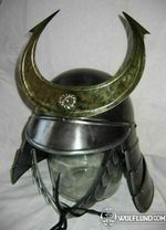 SAMURAI HELMET Knight Larp 18GA Medieval Replica Helmet With Liner