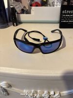 Costa Del Mar Men's Fantail Polarized Sunglass Blue Mirror Lens Fishing Glasses