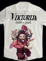 School Leavers  Shirt Personalised, hand drawn, Class of 2026, Any Colour