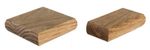 Staircase Newel Post Cap Flat Oak for 82mm Newels Full or Half Options