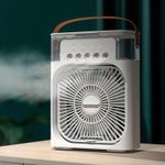 3-in-1 Portable Air Cooler Fan LED NightLight Humidifier Mini AC USB Home Office