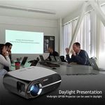 【50% OFF】VIVIBRIGHT GP100 1080P Full HD LCD Projector - UK Home Theater