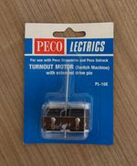 Peco PL-10E Turnout Motor ( Switch Machine) with extended drive pin