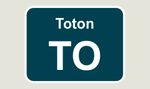 1x Toton Train Depot Sticker/Decal 100 x 77mm 