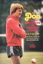 Aberdeen V Ipswich Town Programme 30/9/1981 UEFA Cup
