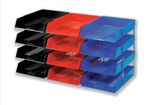 A4 Letter Trays And Risers Desktop Set In Choice Of Colours