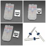 3 Sizes Twin Needle fit for Brother Singer Janome + 5 7 9 Groove Pintuck Foot