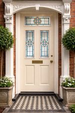 Bespoke Victorian Stained Glass Doors Frames Panels Made To Order 250 Deposit ..
