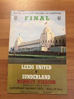 1973 FA CUP FINAL PROGRAMME LEEDS UNITED v SUNDERLAND May 1973 Wembley Good Cond