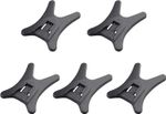 5Pcs Camera Flash Stand Flash Speedlight Hot Shoe Mount Stand with 1/4" Met